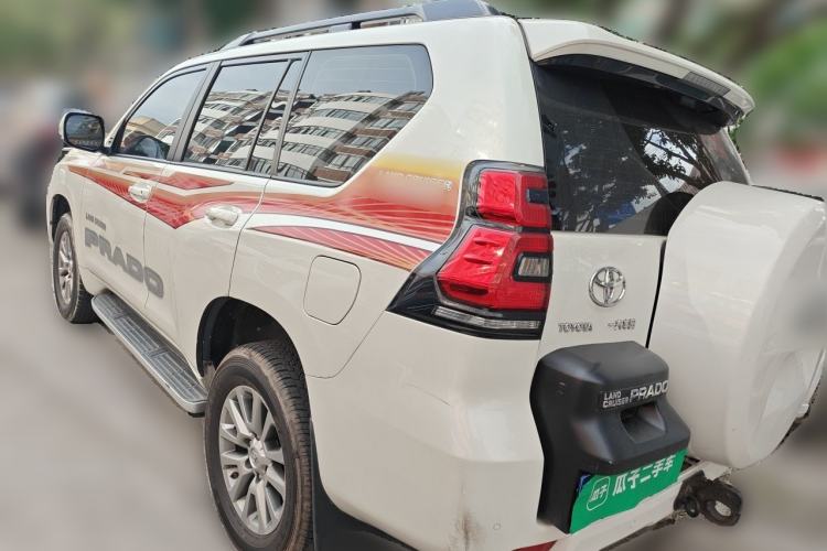 Used Toyota Prado 2019 3.5L Automatic TX-L Deluxe Edition with Rear-Mounted Spare Tire Rear Left 45 Deg