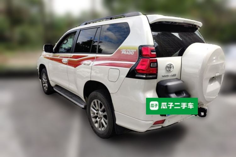 Used Toyota Prado 2019 3.5L Automatic TX-L Deluxe Edition with Rear-Mounted Spare Tire Rear Left 45 Deg