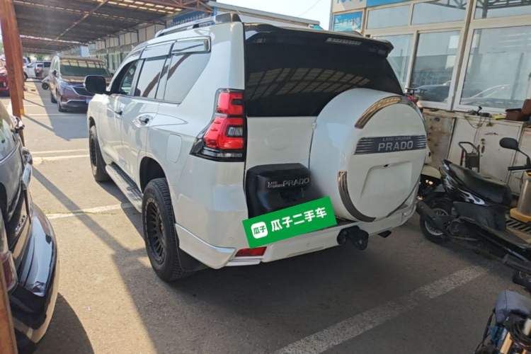 Used Toyota Prado 2019 3.5L Automatic TX-L Deluxe Edition with Rear-Mounted Spare Tire Rear Left 45 Deg