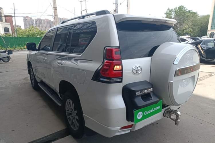 Used Toyota Prado 2019 3.5L Automatic TX-L Deluxe Edition with Rear-Mounted Spare Tire Rear Left 45 Deg