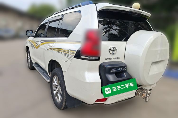 Used Toyota Prado 2019 3.5L Automatic TX-L Deluxe Edition with Rear-Mounted Spare Tire Rear Left 45 Deg