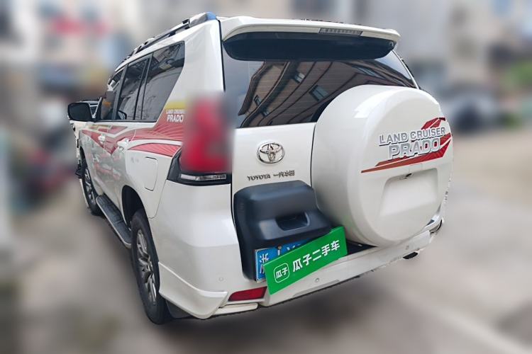 Used Toyota Prado 2019 3.5L Automatic TX-L Deluxe Edition with Rear-Mounted Spare Tire Rear Left 45 Deg