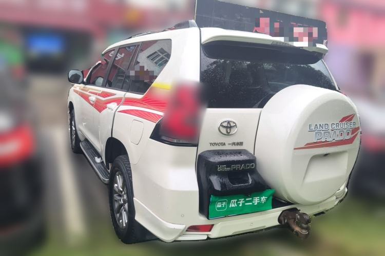Used Toyota Prado 2019 3.5L Automatic TX-L Deluxe Edition with Rear-Mounted Spare Tire Rear Left 45 Deg