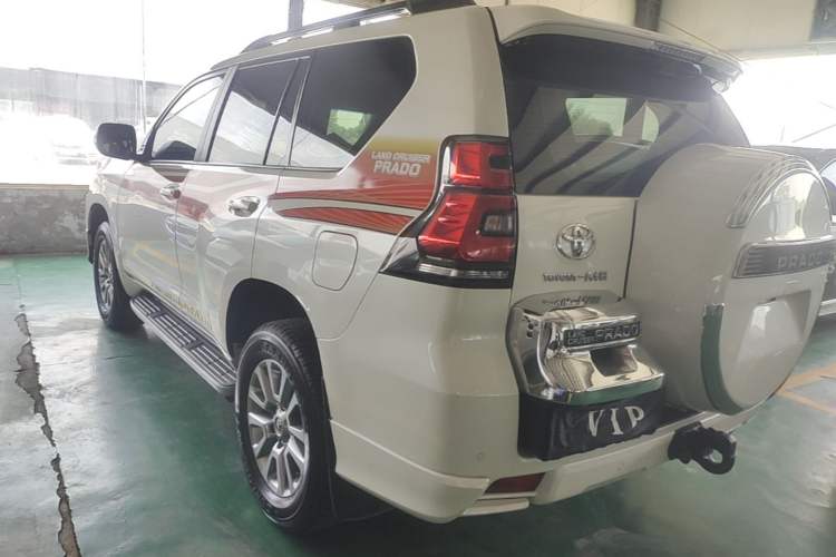 Used Toyota Prado 2019 3.5L Automatic TX-L Deluxe Edition with Rear-Mounted Spare Tire Rear Left 45 Deg
