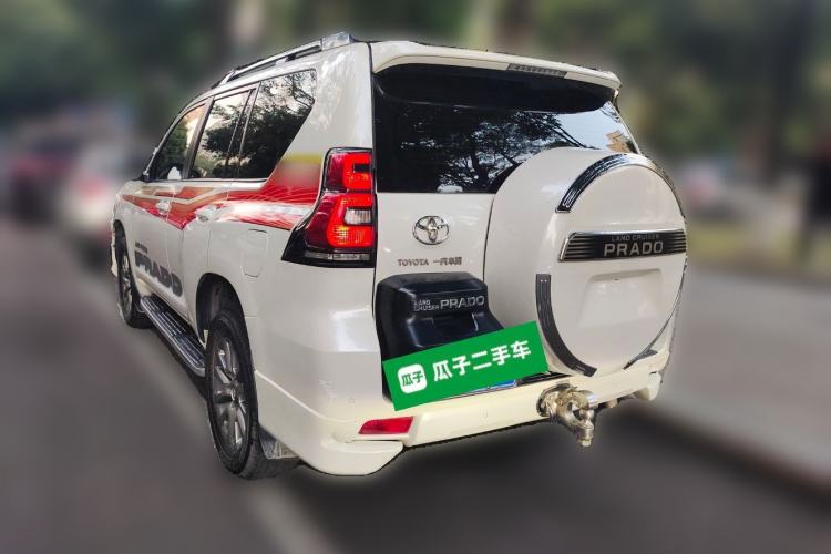Used Toyota Prado 2019 3.5L Automatic TX-L Deluxe Edition with Rear-Mounted Spare Tire Rear Left 45 Deg