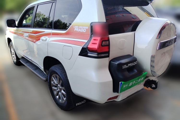 Used Toyota Prado 2019 3.5L Automatic TX-L Deluxe Edition with Rear-Mounted Spare Tire Rear Left 45 Deg