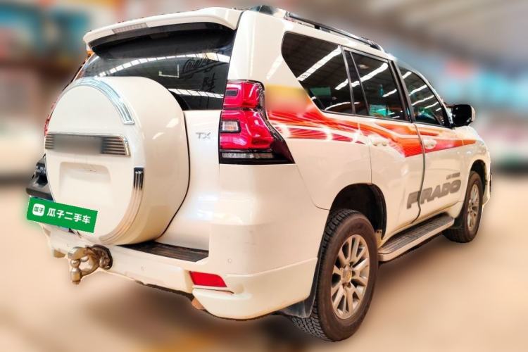 Used Toyota Prado 2019 3.5L Automatic TX-L Deluxe Edition with Rear-Mounted Spare Tire Rear Right 45 Deg