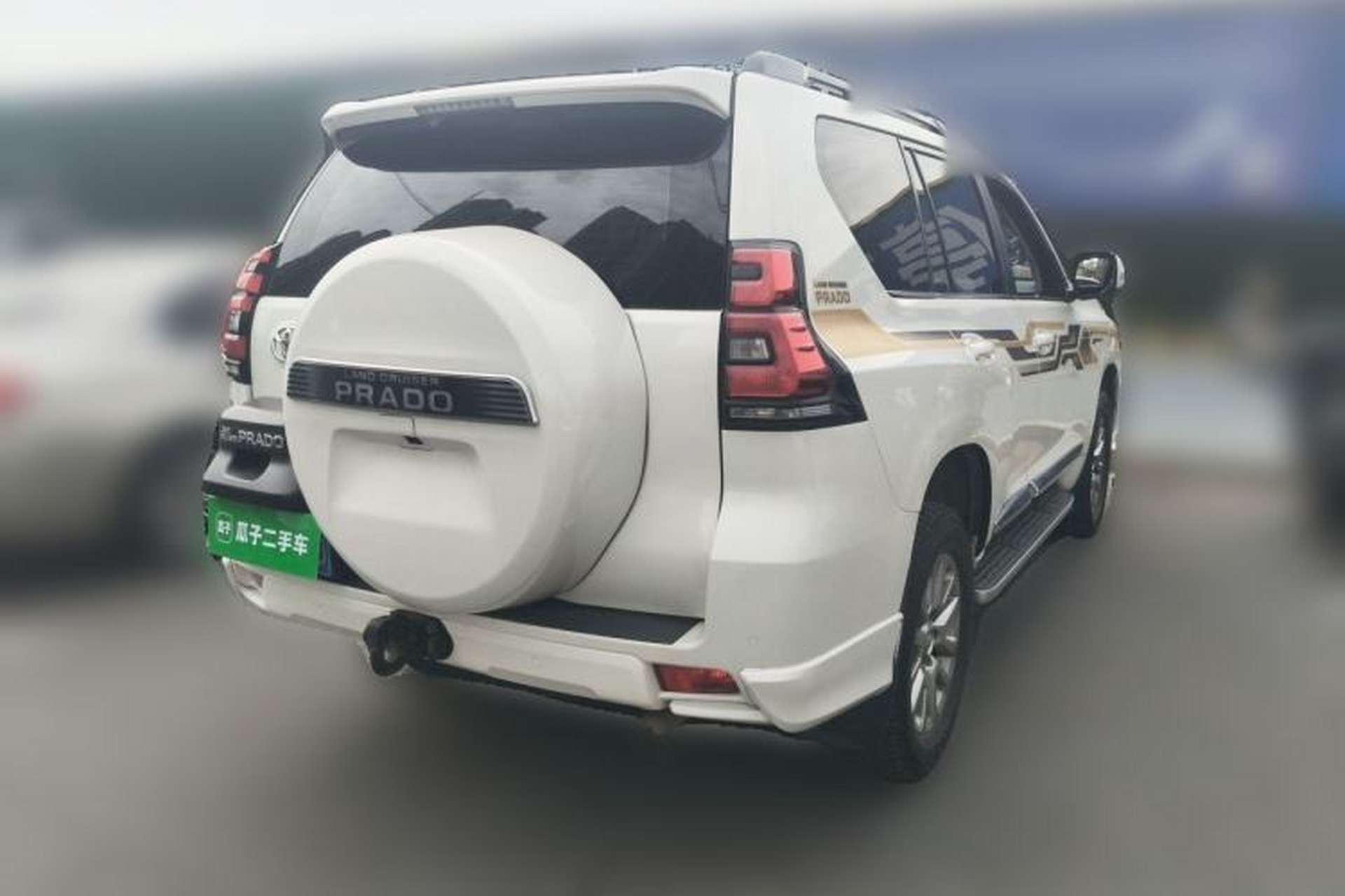 Used Toyota Prado 2019 3.5L Automatic TX-L Deluxe Edition with Rear-Mounted Spare Tire Rear Right 45 Deg