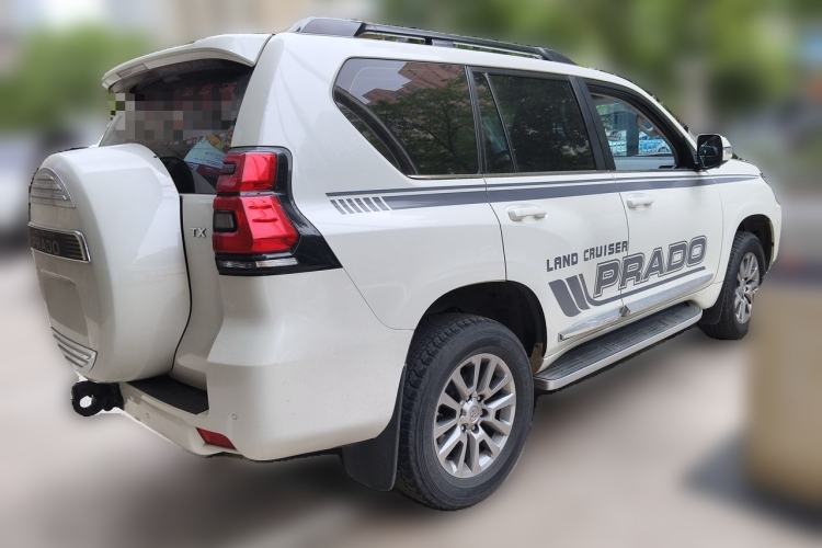 Used Toyota Prado 2019 3.5L Automatic TX-L Deluxe Edition with Rear-Mounted Spare Tire Rear Right 45 Deg