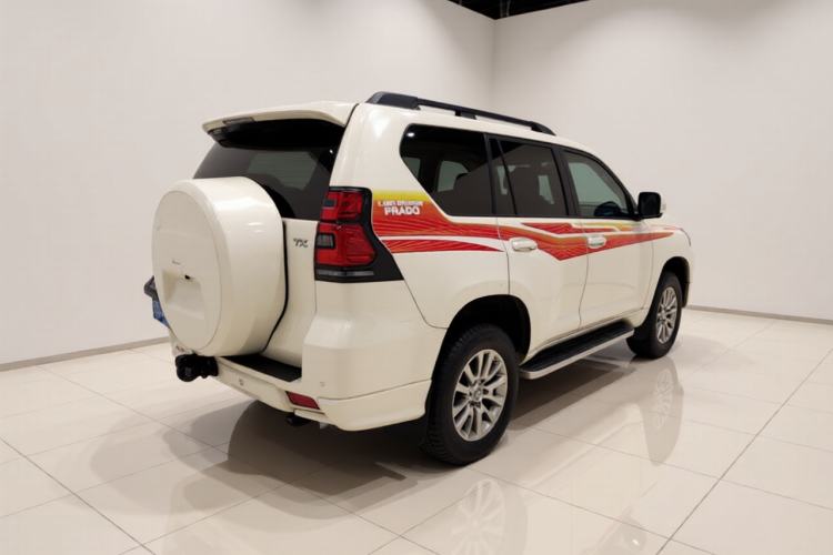 Used Toyota Prado 2019 3.5L Automatic TX-L Deluxe Edition with Rear-Mounted Spare Tire Rear Right 45 Deg