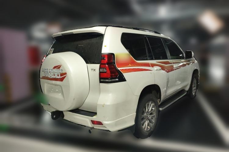 Used Toyota Prado 2019 3.5L Automatic TX-L Deluxe Edition with Rear-Mounted Spare Tire Rear Right 45 Deg