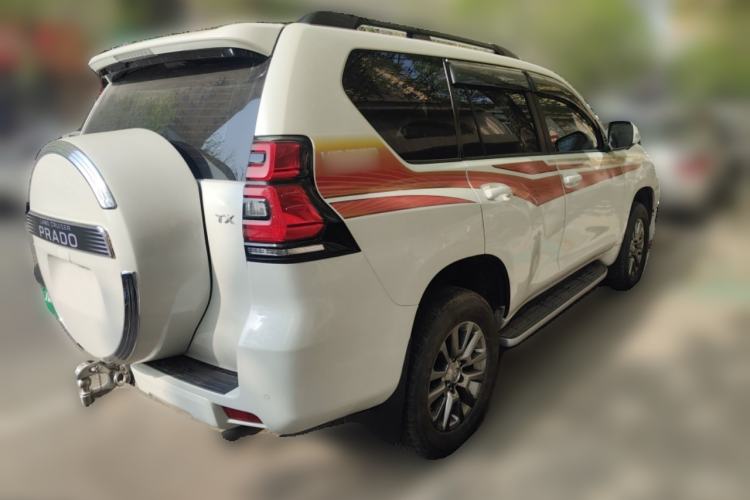 Used Toyota Prado 2019 3.5L Automatic TX-L Deluxe Edition with Rear-Mounted Spare Tire Rear Right 45 Deg
