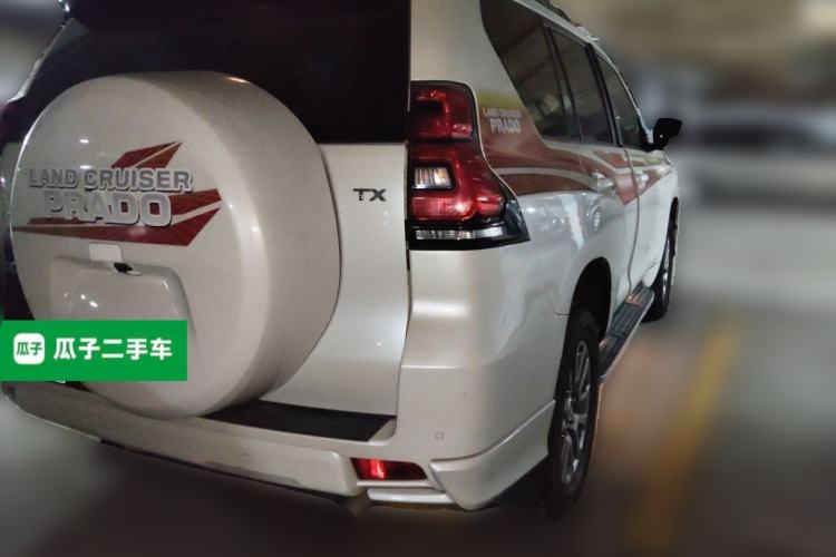 Used Toyota Prado 2019 3.5L Automatic TX-L Deluxe Edition with Rear-Mounted Spare Tire Rear Right 45 Deg