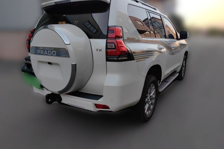 Used Toyota Prado 2019 3.5L Automatic TX-L Deluxe Edition with Rear-Mounted Spare Tire Rear Right 45 Deg