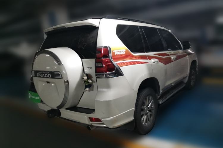 Used Toyota Prado 2019 3.5L Automatic TX-L Deluxe Edition with Rear-Mounted Spare Tire Rear Right 45 Deg