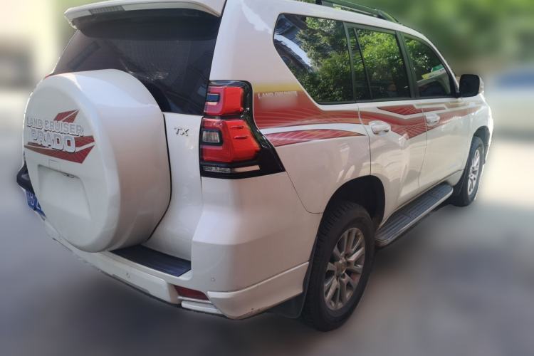 Used Toyota Prado 2019 3.5L Automatic TX-L Deluxe Edition with Rear-Mounted Spare Tire Rear Right 45 Deg