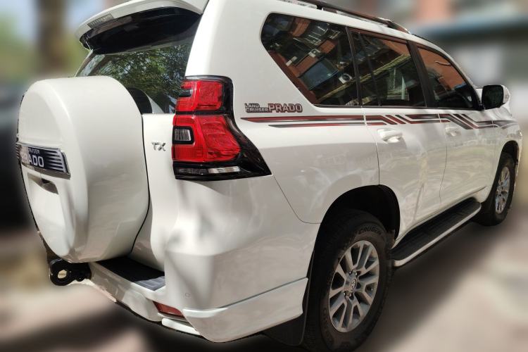 Used Toyota Prado 2019 3.5L Automatic TX-L Deluxe Edition with Rear-Mounted Spare Tire Rear Right 45 Deg