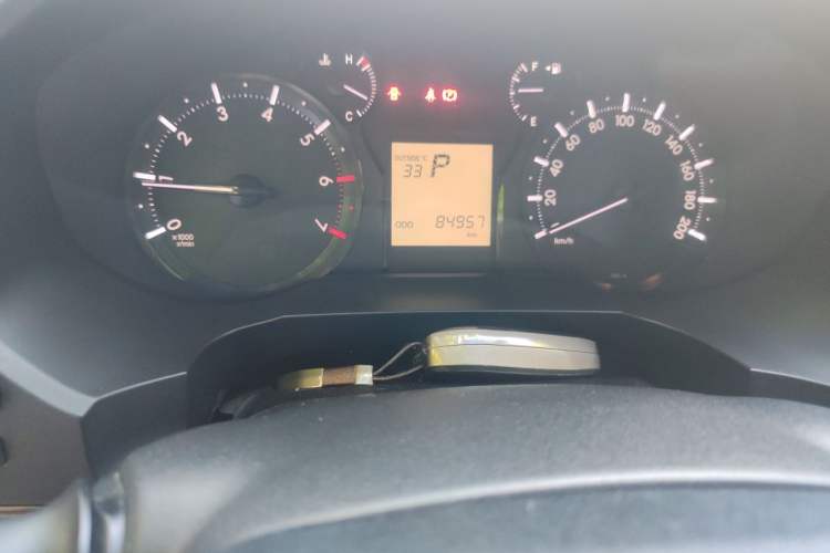 Used Toyota Prado  Odometer Close Up