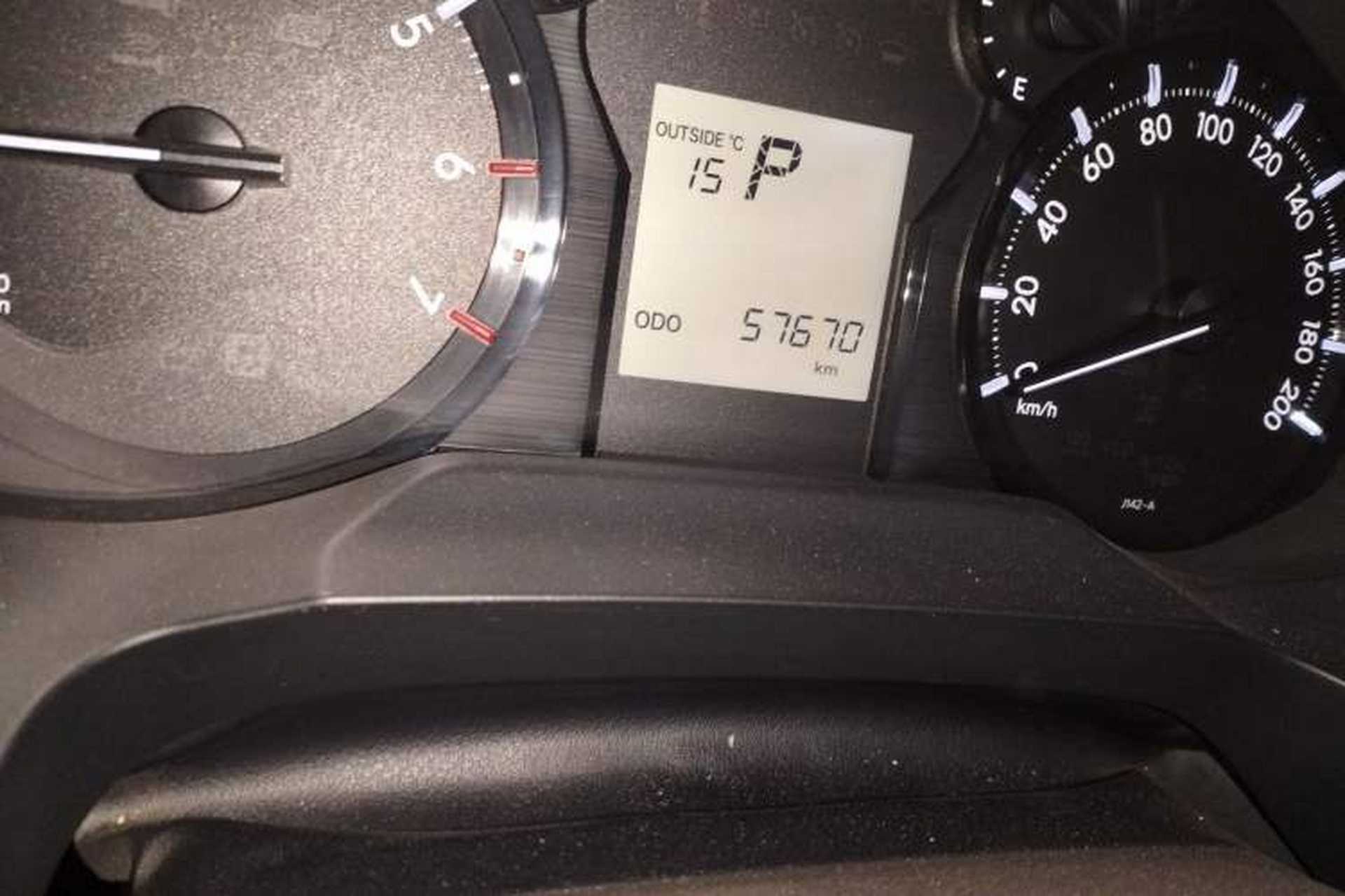 Used Toyota Prado  Odometer Close Up