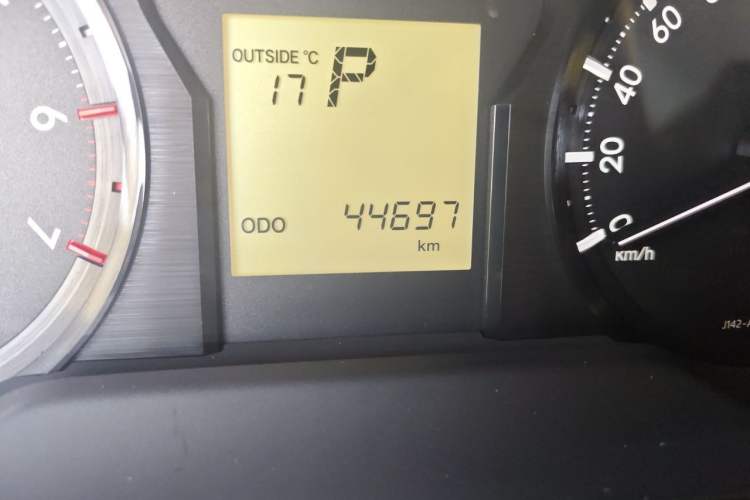 Used Toyota Prado  Odometer Close Up