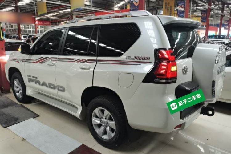 Used Toyota Prado 2022 2.7L Gasoline TX Trim Aluminum Wheels Low-Roof Configuration Base Version – Middle East Rear Left 45 Deg