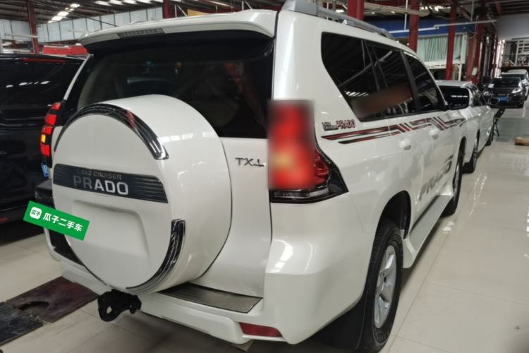 Used Toyota Prado 2022 2.7L Gasoline TX Trim Aluminum Wheels Low-Roof Configuration Base Version – Middle East Rear Right 45 Deg