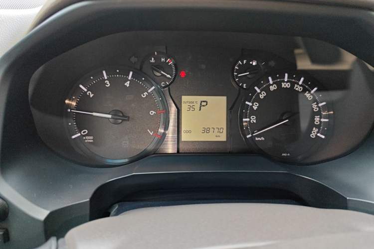 Used Toyota Prado  Odometer Close Up