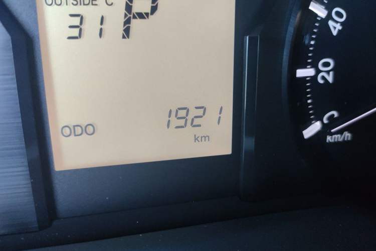 Used Toyota Prado  Odometer Close Up
