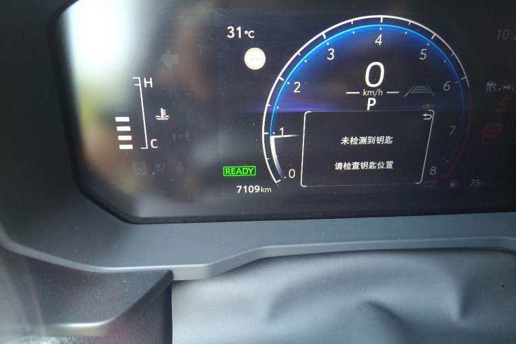 Used Toyota Prado 2024 2.4T Cross-Border BX Edition 5 Seats Odometer Close Up