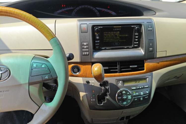 Used Toyota Previa 2007 3.5L 7-Seater Luxury Version Audio And AC Panel