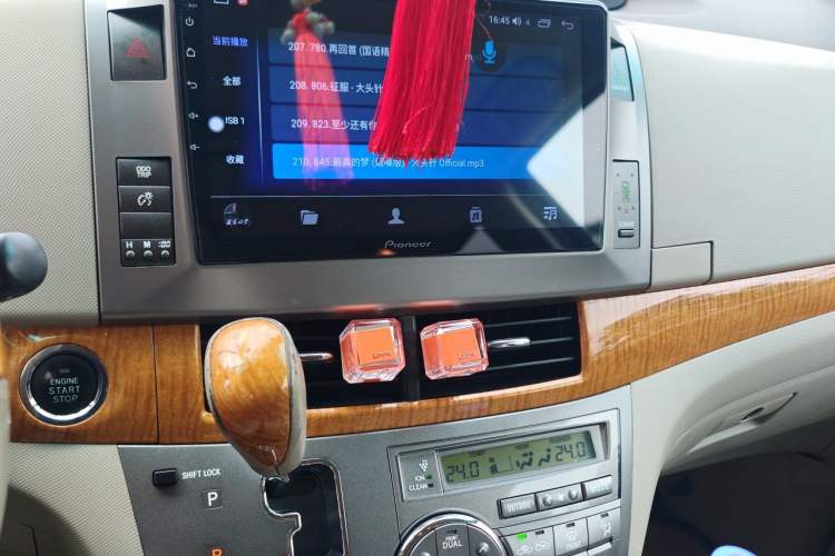 Used Toyota Previa 2007 3.5L 7-Seater Luxury Version Audio And AC Panel