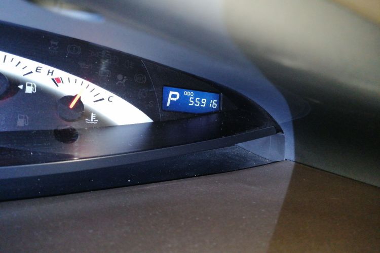 Used Toyota Previa  Odometer Close Up