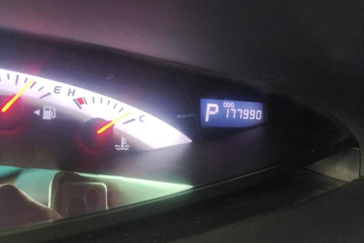 Used Toyota Previa  Odometer Close Up