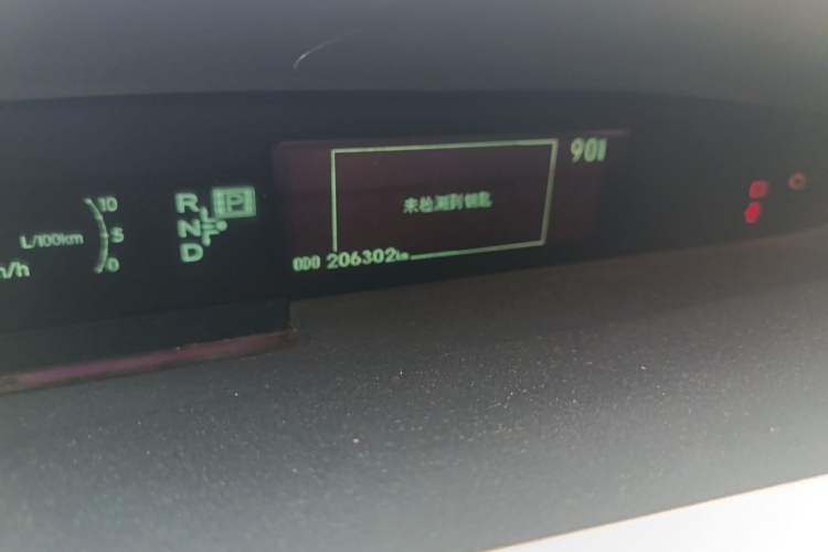 Used Toyota Prius 2012 1.8L Standard Edition Odometer Close Up
