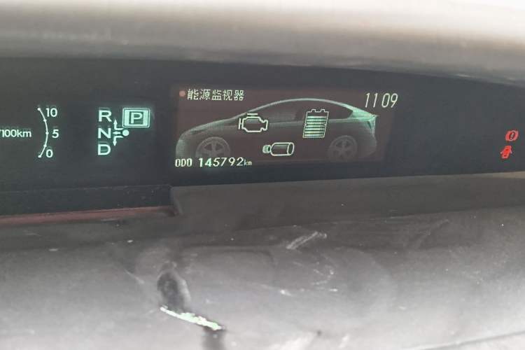 Used Toyota Prius 2012 1.8L Standard Edition Odometer Close Up