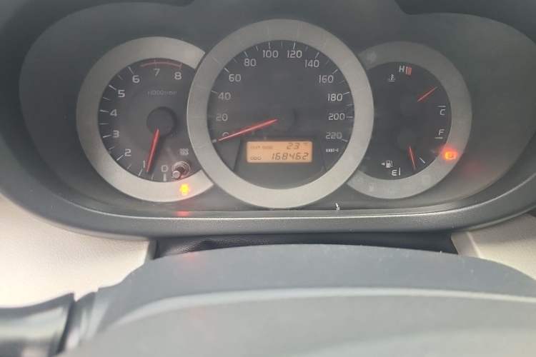 Used Toyota RAV4 2009 2.0L Manual Luxury Edition Odometer Close Up
