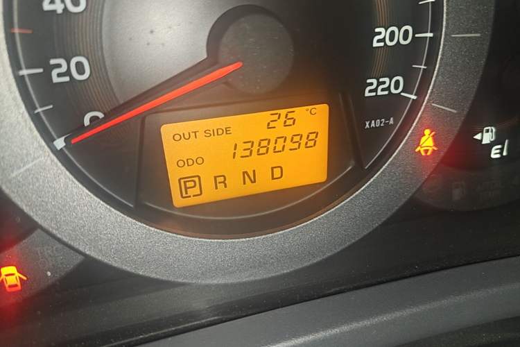 Used Toyota RAV4 2009 2.0L Automatic Luxury Edition Odometer Close Up