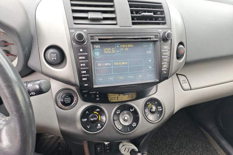 Used Toyota RAV4 2009 2.0L Automatic Luxury Navigation Edition Audio And AC Panel