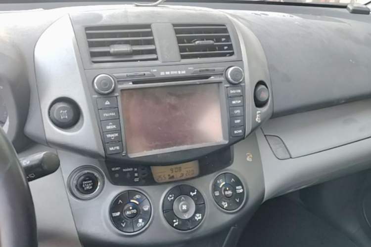 Used Toyota RAV4 2009 2.4L Automatic Luxury Edition Audio And AC Panel