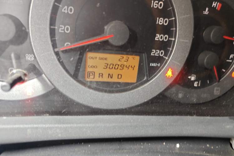 Used Toyota RAV4 2009 2.0L Automatic Classic Edition Odometer Close Up