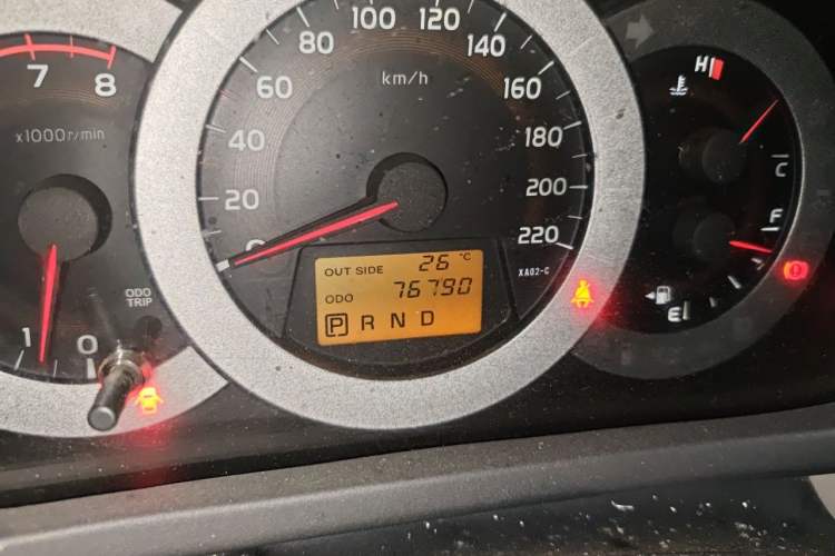 Used Toyota RAV4 2009 2.0L Automatic Classic Edition Odometer Close Up