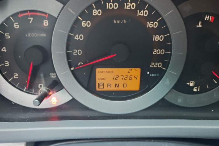 Used Toyota RAV4 2009 2.0L Automatic Classic Edition Odometer Close Up