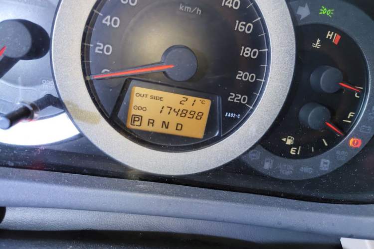 Used Toyota RAV4 2009 2.0L Automatic Classic Edition Odometer Close Up