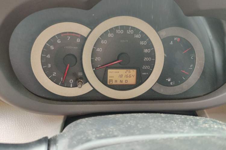 Used Toyota RAV4 2009 2.0L Automatic Luxury Edition Odometer Close Up