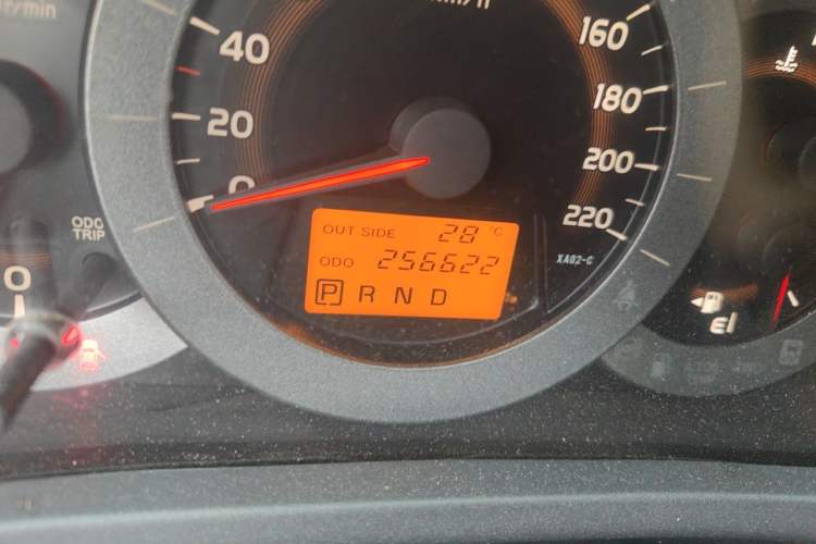 Used Toyota RAV4 2011 2.0L Automatic Classic Edition Odometer Close Up