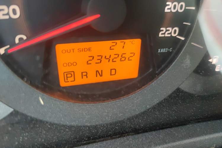 Used Toyota RAV4 2011 2.0L Automatic 4x4 Edition Odometer Close Up