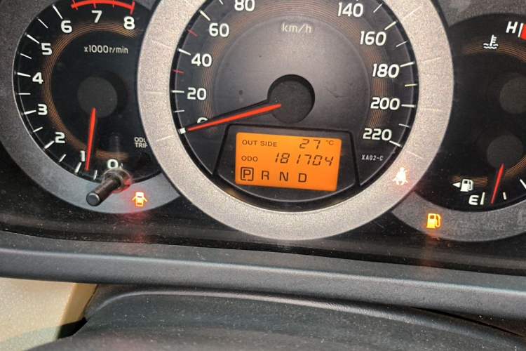 Used Toyota RAV4 2011 2.0L Automatic 4x4 Edition Odometer Close Up