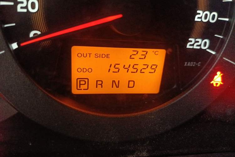 Used Toyota RAV4 2011 2.0L Automatic Classic Edition Odometer Close Up