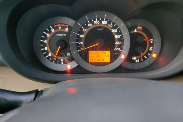 Used Toyota RAV4 2011 2.0L Automatic Classic Edition Odometer Close Up