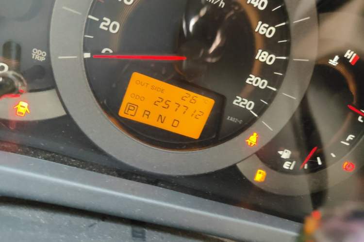 Used Toyota RAV4 2011 2.0L Automatic Classic Edition Odometer Close Up